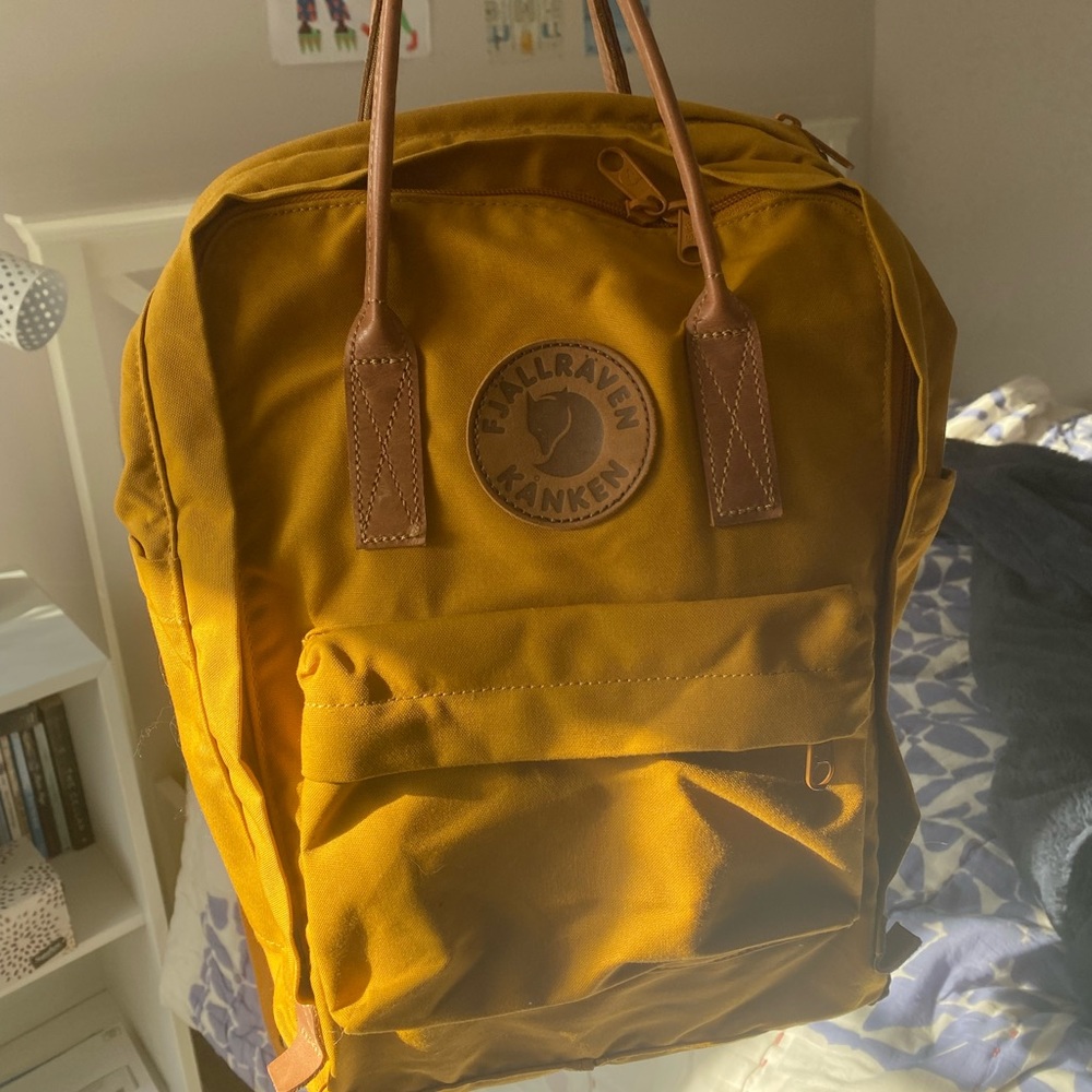 Fjallraven Kanken Backpack in Mustard Yellow